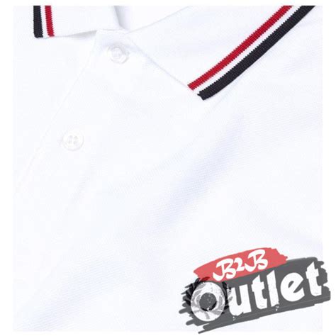 fred perry m3600 748 mens twin tipped collar polo shirt white bright