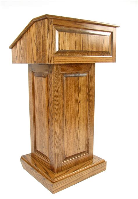 Solid Wood Podium Church Lectern