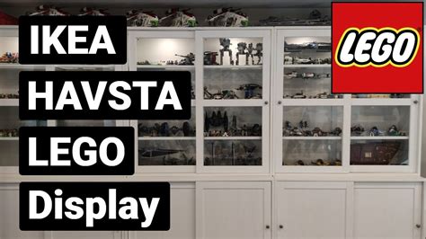 Lego Display With Ikea Havsta Cabinets Vaxmyra Leds Youtube