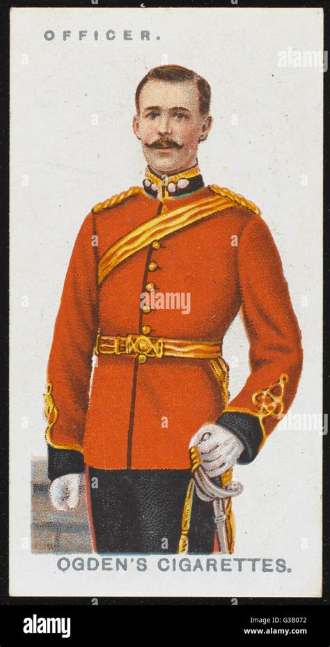 An Officer Of The Corps Of Royal Engineers Stock Photo Alamy