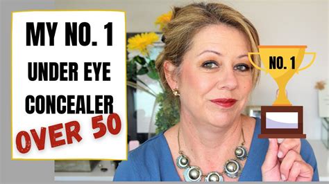 best under eye concealer for over 50s mature skin youtube