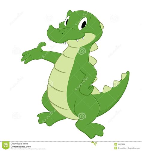 Cartoon Crocodile Stock Vector Image 39857809