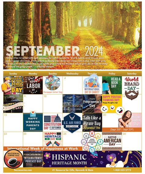 Fun Workplace Holidays Calendar September Holidays Successories