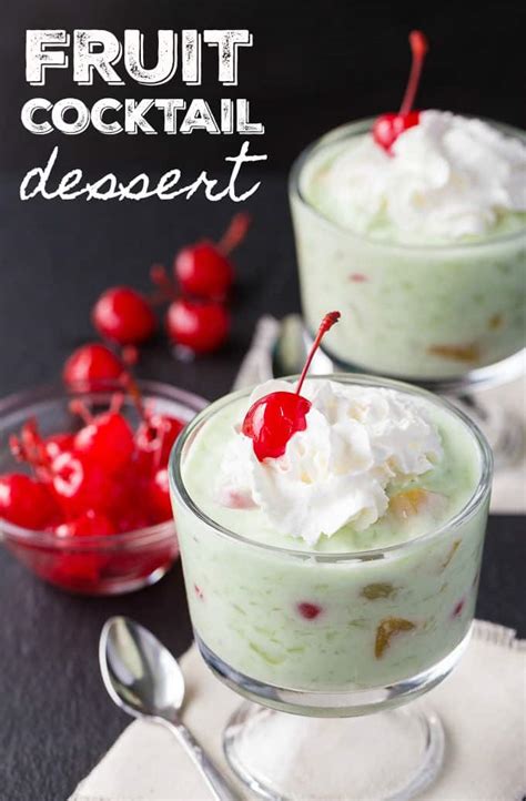 It's a favorite for our girls' night! Fruit Cocktail Dessert - Simply Stacie