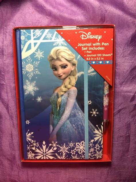 Disney Frozen Elsa Journal With Pen Set Nib Ebay
