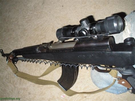 Rifles Tactical Sks Laser Side Folding Scope 30rnd