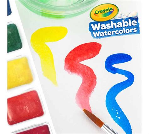8 Washable Watercolors Paint Set For Kids Crayola