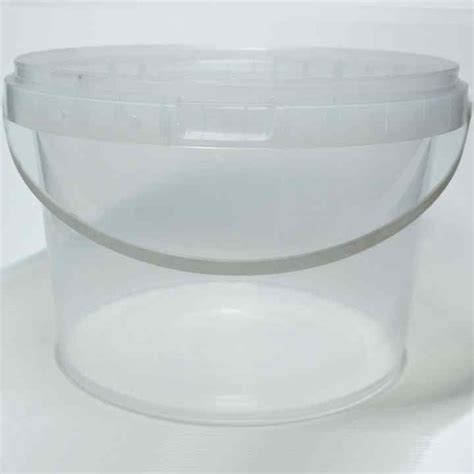 Clear 5 Gallon Bucket With Lid Divan Packaging