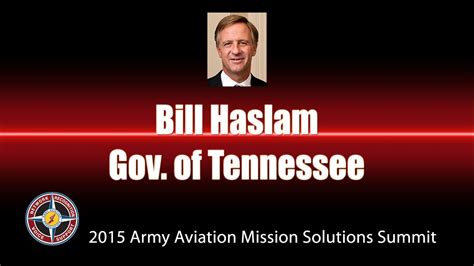 the honorable bill haslam governor of tennessee youtube
