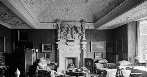 Bl18110 Interior Of The Small Drawing Room At Apethorpe Hall Looking