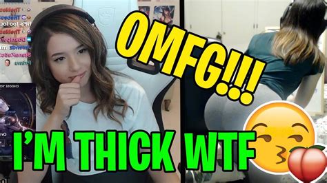 Pokimane Thicc Moments With Cat