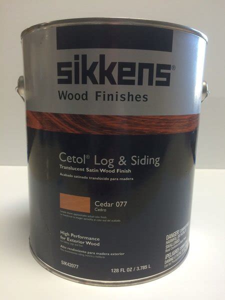 Sikkens Proluxe Cetol Log And Siding 077 Cedar Exterior Stain Gallo