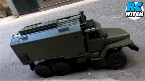 Wpl B Ural Rc Military Truck Car Wd Unbox And Test By
