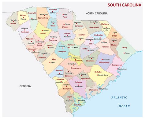 أين تقع ولاية كارولاينا الجنوبية موقع معلومات