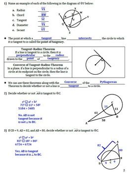 Semester exam review answers 2, if this pdf book contain answer key for gradpoint pretest algebra 1a conduct. Parts of Circles (Segments-Arcs-Angles) Guided Notes for ...