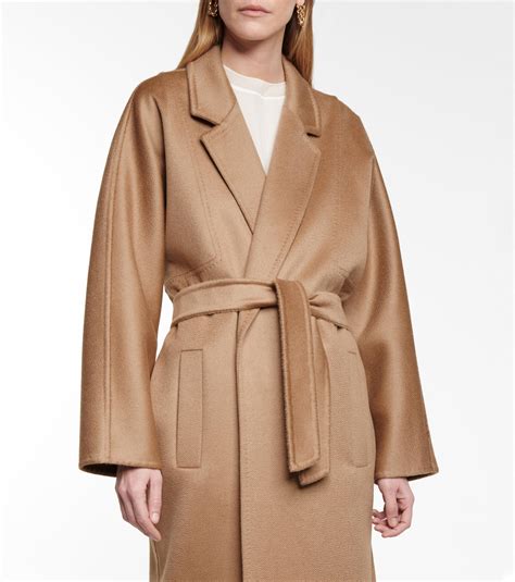 Max Mara Andorra Double Faced Cashmere Coat In Brown Lyst