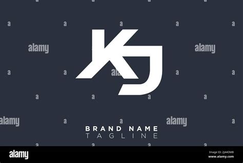 alphabet letters initials monogram logo kj jk k and j stock vector image and art alamy