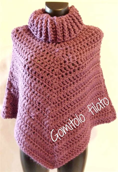 Gomitolo Filato Poncho All Uncinetto Tutorial