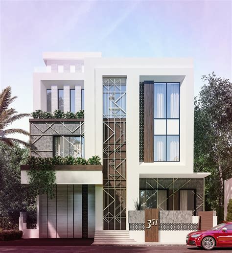 Exterior Villa Kuwait Behance