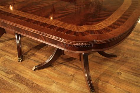 Extra Large Formal Mahogany Dining Table For Traditional Dining Room