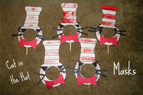 Games and activities are a great way to bond with your child. Cat in the Hat Masks | Crafts for Kids | PBS Parents