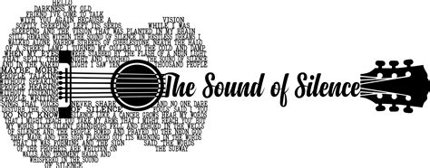 The Sound Of Silence Svg Etsy