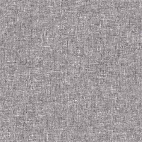 Arthouse Mid Grey Textured Linen Wallpaper Subtle Sheen Bounces Light