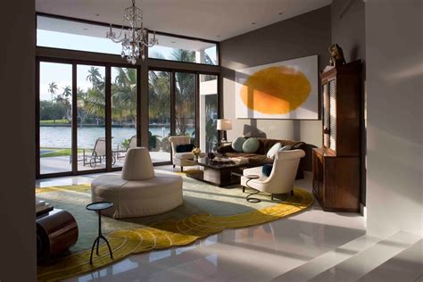 Brown Davis Interiors Inc Contemporary Living Room Miami By