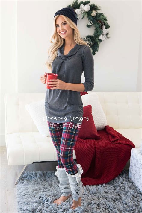 Christmas Tree Print Leggings Affordable Trendy And Modest Clothing Cute Christmas Winter