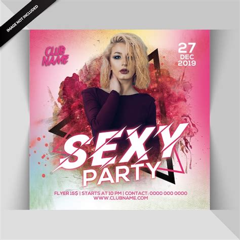 Premium Psd Sexy Party Flyer
