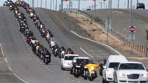 Hundreds Of Bikers Say Final Goodbyes To Bandidos Chapter President