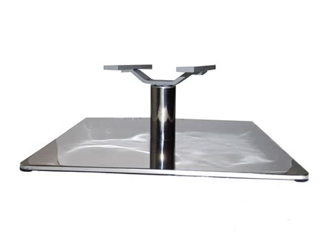 Frequently, the base was in two pieces to facilitate portability. Square Stainless Steel Polished Chair Base and Swivel