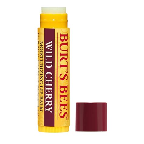 Burts Bees 100 Natural Moisturizing Lip Balm Wild Cherry With