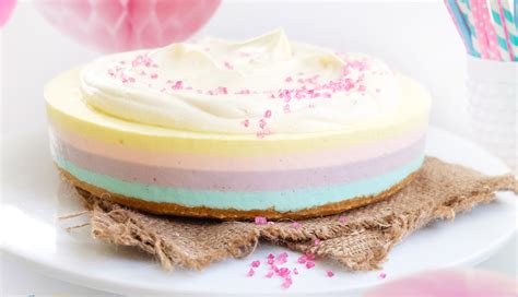 Pastel Rainbow Cheesecake Queen Fine Foods
