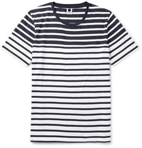 I am convinced that for aspiring professionals this wonderful event will be full of inspiration and exchange of those new contacts will be established that lead to lasting and fruitful collaborations for. NN.07 - Trevor Striped Cotton-Jersey T-Shirt | MR PORTER