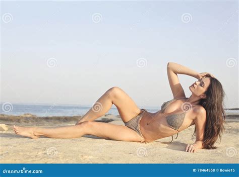 Mermaid On The Beach Stock Photo Image Of Caucasian