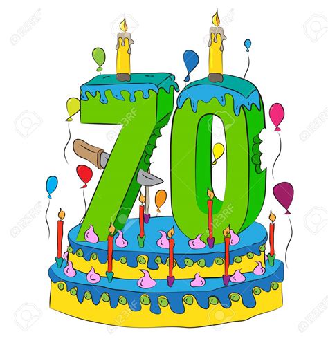 70th Birthday Cake Clip Art 20 Free Cliparts Download Images On