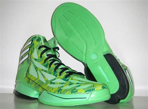 Adidas Adizero Crazy Light 2 Neon Green Camo Sole Collector