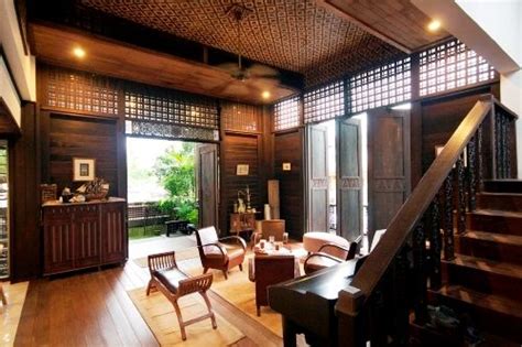 They create harmony by taking details such as lighting, form, and functionality into consideration. Modern 'Kampung' / traditional house #malaysia ...