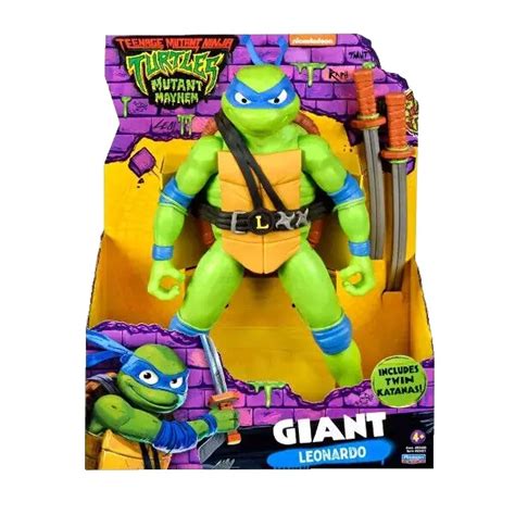 Teenage Mutant Ninja Turtles Mutant Mayhem 12” Giant Leonardo Or Raphael Figure 48 99 Picclick