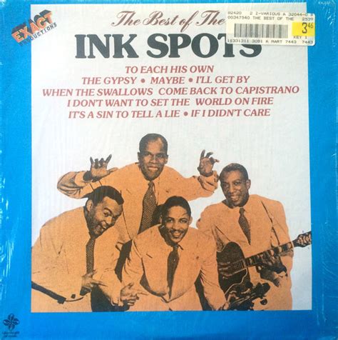 Ink Spots The Best Of The Ink Spots Vinyl Records Lp Cd On Cdandlp