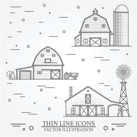 Best Farmhouse Illustrations Royalty Free Vector Graphics And Clip Art
