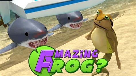 Amazing Frog Bloodthirsty Sharks Pc Gameplay Part 3 Youtube