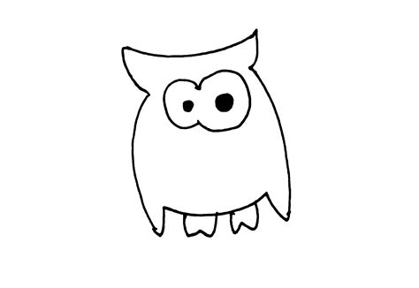 Baby Owl Drawing Free Download On Clipartmag