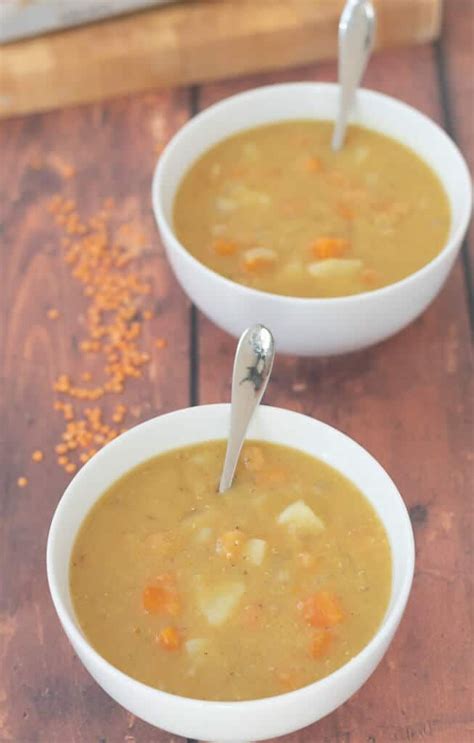 Easy Scottish Lentil Soup Is The Authentic Healthy Red Lentil Soup From