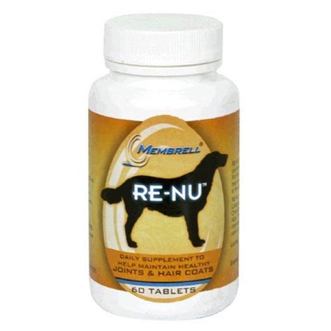 Membrell Renu Natural Eggshell Membrane For Dogs 60 Tablets Check