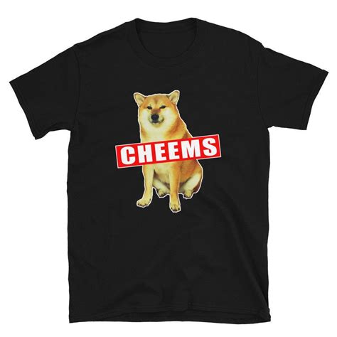 Cheems Smiling Doge Meme Shirt Cheemsburger Meme Innu Etsy Meme