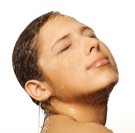 Woman Face With Water Drop Stock Image Image Of Girl 93311471