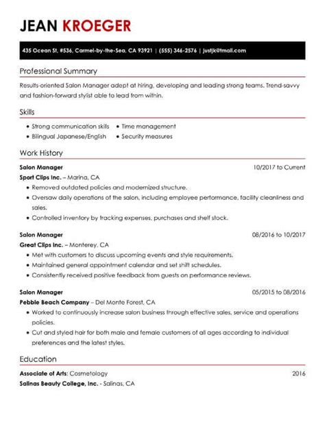 Show off your value as another uncluttered resume format available in our builder. Check Out Our Free Simple Resume Examples & Guide For 2020