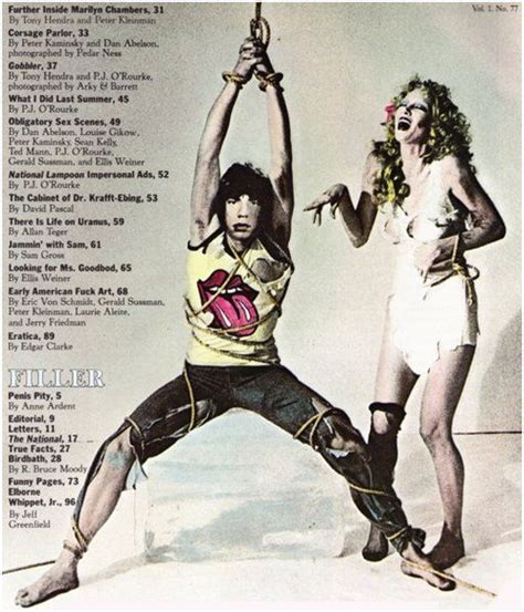 National Lampoon Magazine Parody Of Ad For The Rolling Stones Black